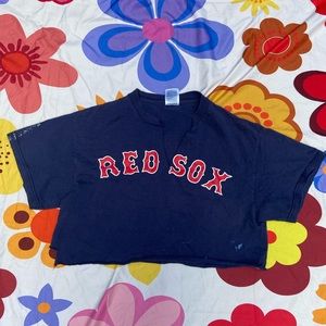 Cropped Red Sox jersey